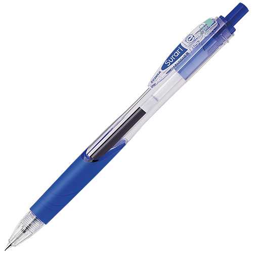 Rakuten - 【J372150】【ゼブラ】スラリボールペン0.5mm BNS11-BL 青 10本【ボールペン】