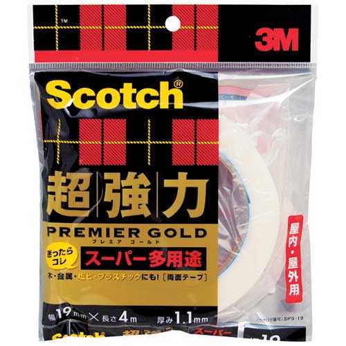 【J-345875】【スリーエムジャパン】プレミアゴールドスーパー SPS-19 19mm×4m【テ...