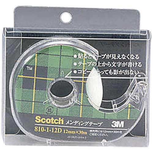 Rakuten - 【J-463436】【スリーエムジャパン】メンディングテープ 810-1-12D 12mm×30m【テープ類】