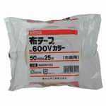 【J-176423】【セキスイ】布テープ No600V N60WV03 50mm×25m 白【テープ類】