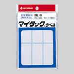 【J-527688】【ニチバン】マイタック ラベル ML-9 白無地/一般【シール・ラベル】