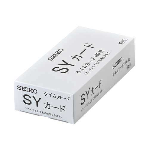 Timecard - 【J-286469】【セイコープレシジョン】タイムカード CA-SY 100枚【タイムレコーダー】