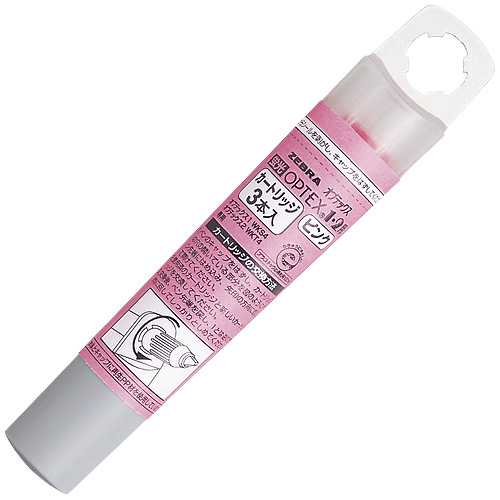 【J-369978】【ゼブラ】オプテックス1・2カートリッジRWK8-Y 3本入【蛍光ペン】