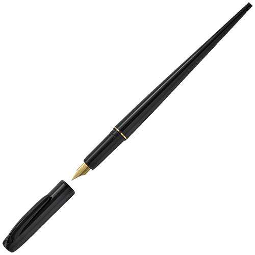 【J-386651】【プラチナ万年筆】デスクペン DPQ-700A#1 黒【万年筆】