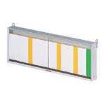 【J-890520】【yoshino】ターン式名札掛 NY-20 20名用【名札・番号札】