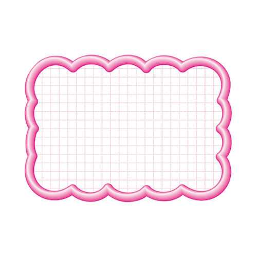 商品名 抜型カード 16-4196 雲形大 ピンク 商品番号 16-4196 仕様 ■縦90mm×横125mm■アイボリー紙（260g／）■アミ目：5mm JANコード 4974268531544雲形の抜型カード50枚入。