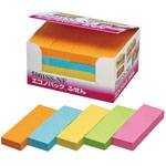 商品名 Post-it 5001SS-NE 強粘着 75mm×25mm 混色 商品番号 5001SS-NE 仕様 ■入数：90枚×20パッド■サイズ：縦75×横25mm■色：混色（オレンジ・エレクトリックブルー・ウルトライエロー・ライムローズ）各4 JANコード 4548623087283ポスト・イット強粘着シリーズ！！付きにくい場所にもしっかり貼れて、用途が広がる。全面のりではないので、簡単にはがせます。ホワイトボードや、壁やパネルに貼ったりはがしたり。強粘着は会議でも大活躍！アイデアは、どんどん書いて貼り出す！はがして移動して考えを整理する！全員参加型の意見が見える会議で、新しいアイデアをものにする！