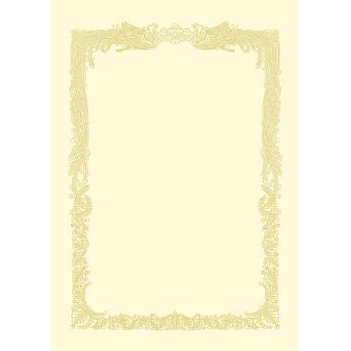 【J-275596】【タカ印】賞状用紙 10-1168 A4 横書 100枚【色紙・賞状用紙】