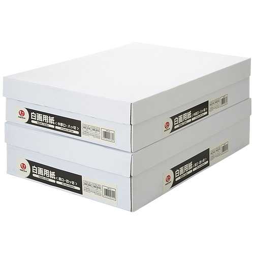 【J-366016】【ジョインテックス】白画用紙 厚口四切500枚 P156J-4A5【画用紙・方眼紙】