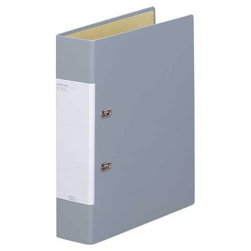 【J-358336】【LIHITLAB】D型リングファイル G2250-27 A4S 灰 10冊【ファイル】