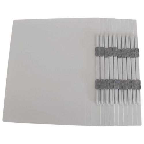 【J-87912】【ジョインテックス】フラットファイルA4S 灰10冊 D017J-GY【ファイル】