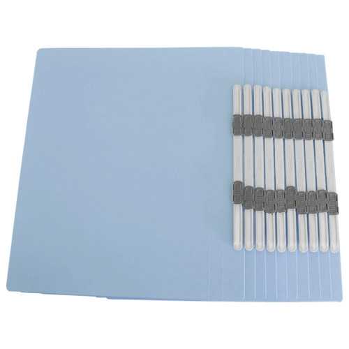 【J-87913】【ジョインテックス】フラットファイルA4S R青10冊 D017J-RBL【ファイル】