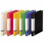 【J-234409】【LIHITLAB】クリヤーブック リクエスト G3801-8 A4S 青【ポケットファイル】