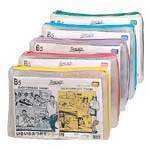 Magazine Boxes - 【J-527311】【LIHITLAB】クリヤーケース F-272 B5S マチ付 黄【薄型ケース】