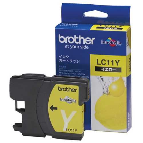 【J-354739】【ブラザー】インクカートリッジ LC11Y イエロー【インクカートリッジ】