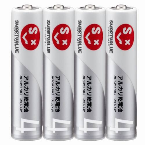【J-372317】【ジョインテックス】アルカリ乾電池 単4×400本 N124J-4P-100【電池・電球】 【J-372317】【ジョインテックス】アルカリ乾電池 単4×400本 N124J-4P-100【電池・電球】