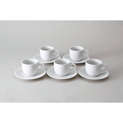 【J-368816】【ピーアンドエス】*レギュラーコーヒー碗皿(5客入り)【キッチン】