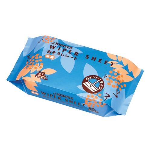 【J-330491】【ジョインテックス】おそうじシート ウェット20枚入 N032J【掃除用品】