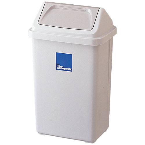 商品名 スイングペール/22蓋付 GGYC642 商品番号 GGYC642 仕様 ■ゴミ箱・ゴミ袋■ダストボックス■外形寸法：幅326×奥228×高517mm■材質：PP■容量：21．5L JANコード 4971881094678オフィスに置いても邪魔にならない薄型屑入れ。ゴミが入れやすく、中が見えないスイングふた。持ちやすい形状で取りはずしも簡単。