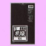 Rakuten - 【J-882074】【日本サニパック】ポリゴミ袋 N-72 黒 70L 10枚【掃除用品】
