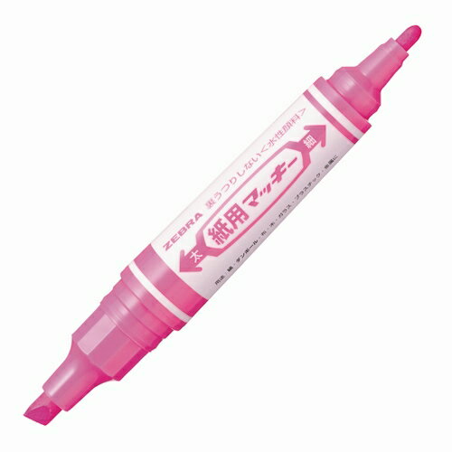 Rakuten - 【J-299714】【ゼブラ】紙用マッキー WYT5－P ピンク【水性マーカー】