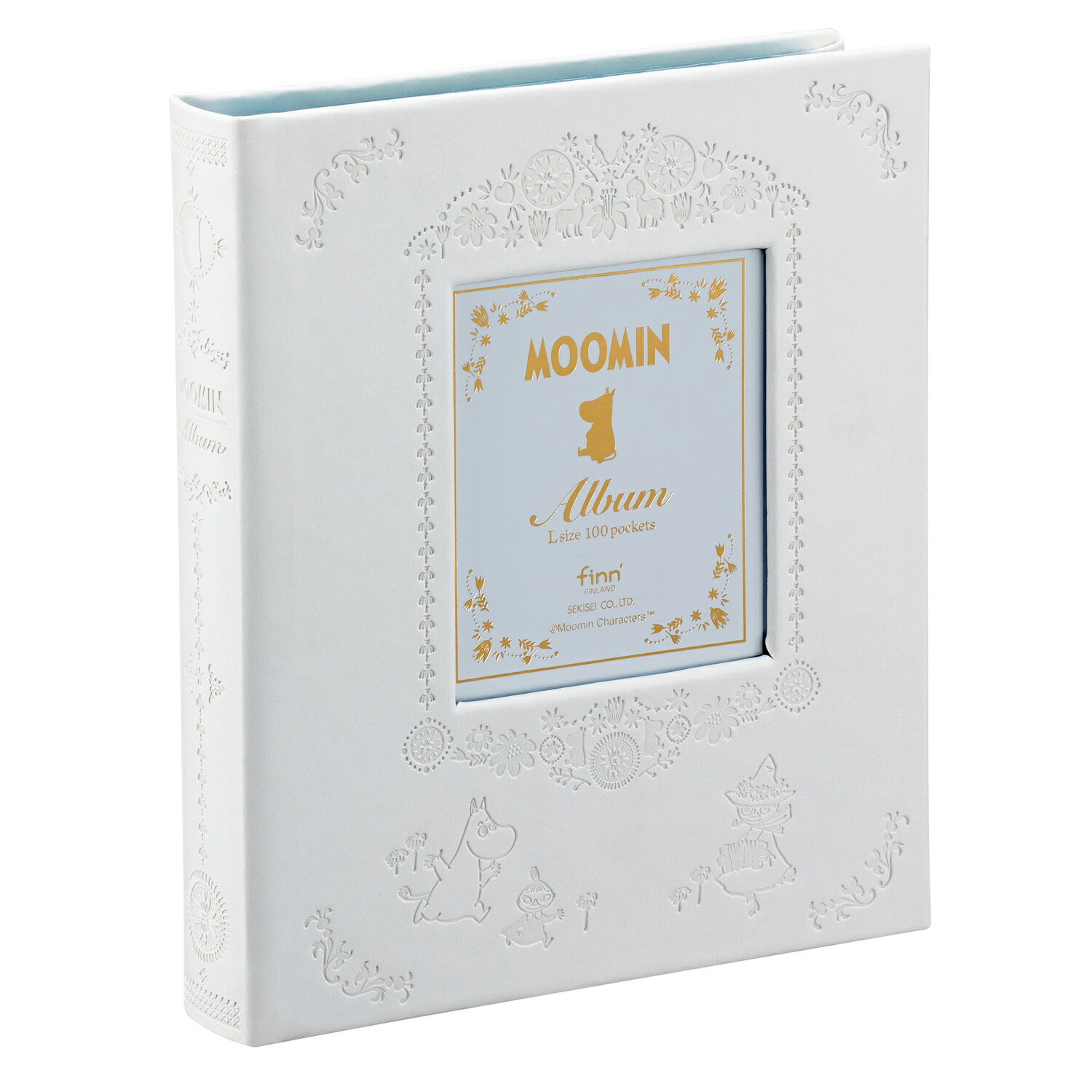 フレームアルバム ムーミン×finn’ ホワイト MUMN-7355-70 セキセイ
