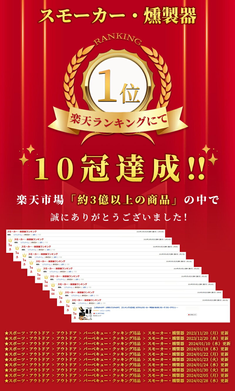【ランキング1位10冠受賞】カクテルスモーカー 燻製器 家庭用 スモーク スモークマシン カクテル スモーカー スモーカー 燻製器スモーカー 燻製キット カクテルスモーカーキット 4種類の木製チップ付き 木製カクテルスモーカーキット 2