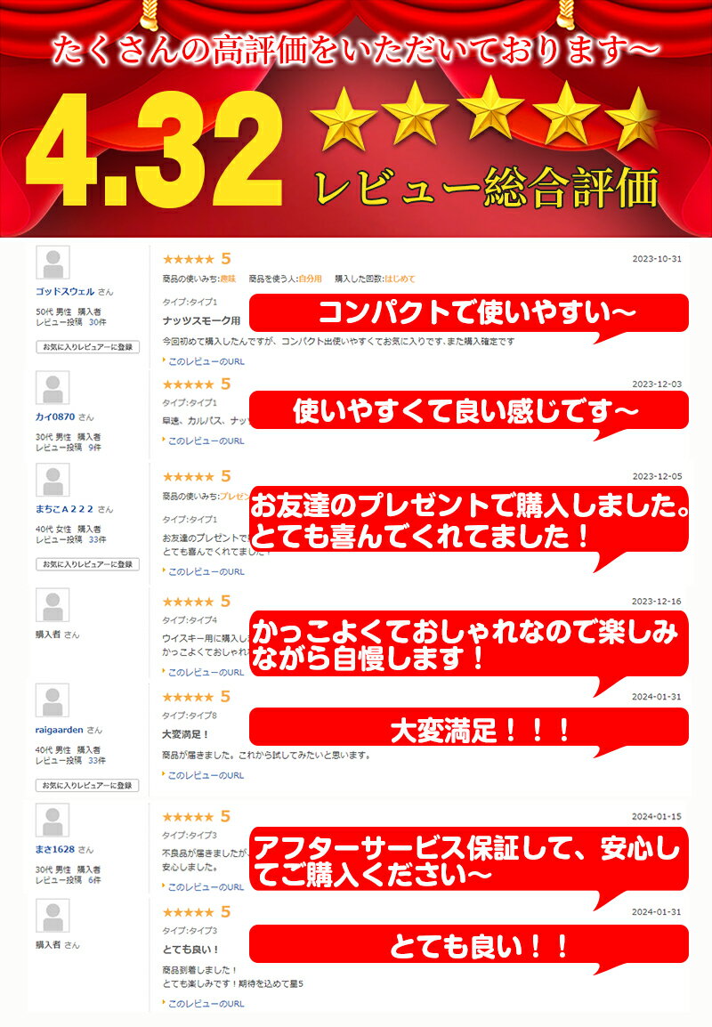 【ランキング1位10冠受賞】カクテルスモーカー 燻製器 家庭用 スモーク スモークマシン カクテル スモーカー スモーカー 燻製器スモーカー 燻製キット カクテルスモーカーキット 4種類の木製チップ付き 木製カクテルスモーカーキット 3