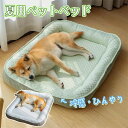 \マラソンクーポン利用可・7/26迄/【2025年新作】 犬 ベッド 猫 ベッド 夏 接触冷感 ペットベッド ひんやりマット 冷感 ひんやり 暑さ対策 ふかふか 柔らかい 滑り止め 洗える 中小型犬 猫 柴犬 クッションマット クールマット 冷感クッション 夏用ベット