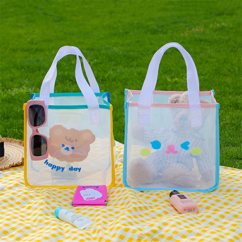 プールバッグ 女の子 ビーチバッグ レッスンバ...の紹介画像3