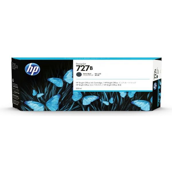 Rakuten - HP　727B　インクカートリッジ　マットブラック　300ml　3WX19A