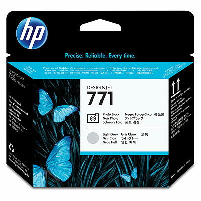 HP　771　プリントヘッド　フォトブラック＆ライトグレー　CE020A
