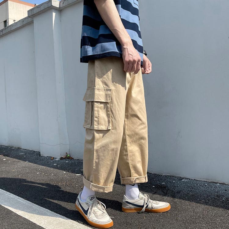 カーゴパンツ メンズ ワイドパンツ レディース 男女兼用 カーゴ ワイド ボトムス ...
