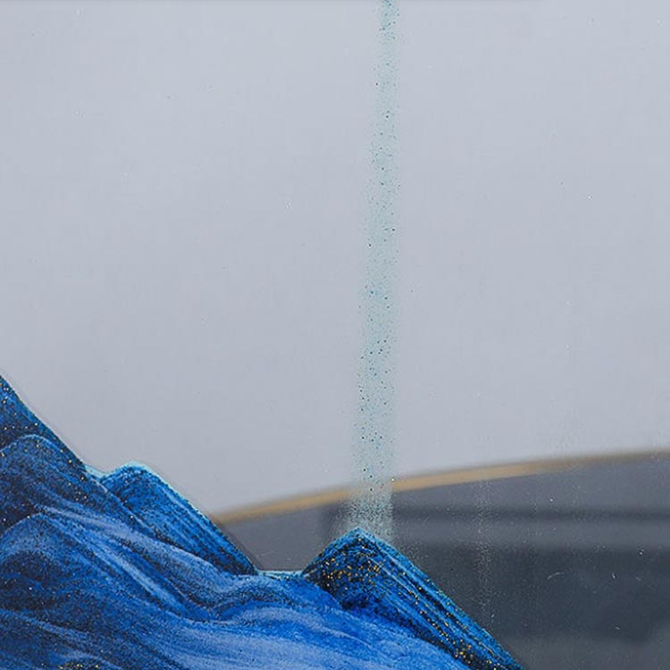 サンドピクチャー 砂絵 置き型 アート 23*17cm インテリア 砂時計 おしゃれ お洒落 癒し モダン サイエンス雑貨 ギフト プレゼント 引っ越し 新築祝い