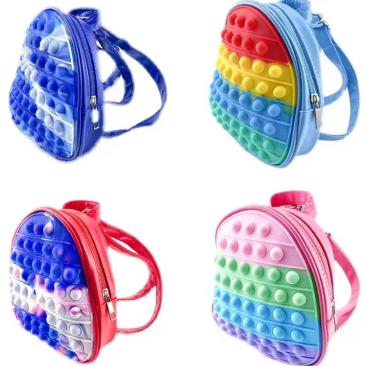 リュック バックパック レディース ストレス解消グッズ プッシュ ポップ バブル 知育 スクイーズ 玩具 カラフル バブル感覚 プッシュポップポップ ストレス プッシュポップバブル ピンク スカイブルー レット ブラック ブルー officeconnect-10001009 オフィスコネクト楽天市場店 サンプル画像2