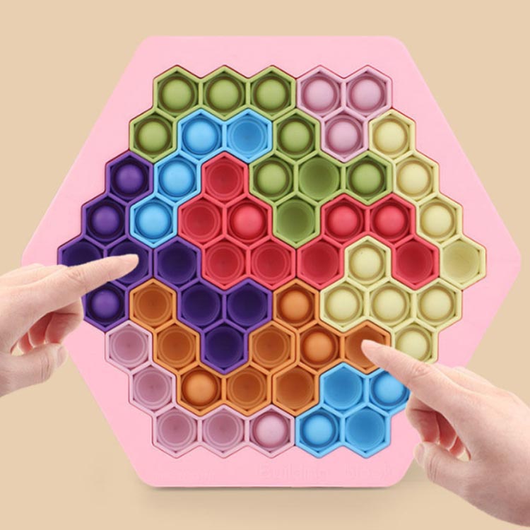送料無料 パズル プッシュポップ ストレス解消グッズ プッシュ ポップ バブル 知育 スクイーズ カラフル バブル感覚 プッシュポップポップ ストレス プッシュポップバブル フィジェットおもちゃ officeconnect-10001041 オフィスコネクト楽天市場店 サンプル画像2