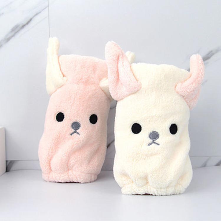 送料無料 タオルキャップ ドライキャップ ヘアドライ タオル 耳付き 吸水 速乾 柔らい 子供大人兼用 可愛い おしゃれ 海 プール 便利グッズ お風呂上り バス用品 officeconnect-10001241 オフィスコネクト楽天市場店 サンプル画像2
