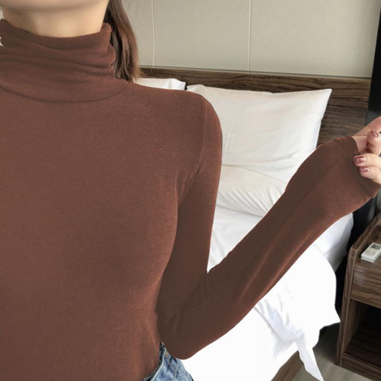 タートルネック インナー カットソー レディース ハイネック 長袖 無地 あったか 防寒 長袖T ロンT 秋 冬 トップス 防寒インナー 大人可愛い おしゃれ オフィス カジュアル シンプル 無地 重ね着 フェミニン 通勤 黒 白