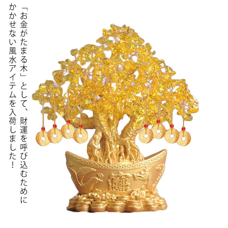 元宝 黄金木 招財樹 金のなる木 金の成る木 黄水晶 置物 置き物 Lサイズ 黄水晶 風水アイテム インテリア 最強金運アップパワーストーン 財運 金運上昇祈願 置物 健康 仕事 家庭 開運祈願 開店祝い 開業祝い 退院祝い お祝い