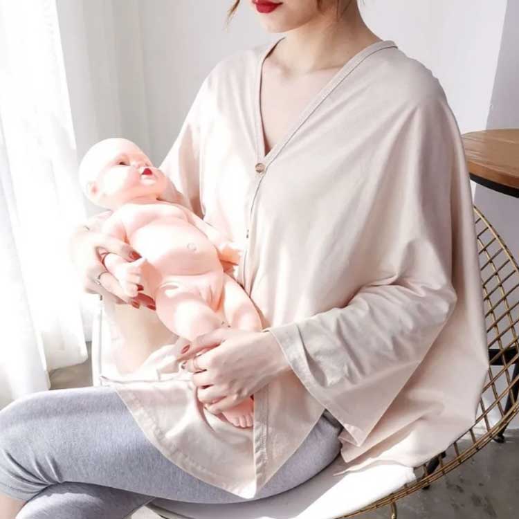 送料無料 マタニティ マタニティ 授乳ケープ 外出 授乳服 産前産後 マタニティウェ...