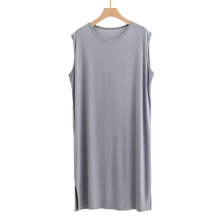 ワンピース パジャマ ノースリーブ モーダル パジャマ メンズ 快適 夏 ワンピース ルームウェア メンズ 涼しい 誕生日 夏 父の日 寝間着 お礼 ギフト プレゼントにも ルームウェア スリーパー 寝巻き おしゃれ ギフト 紳士 祖父 スリーパー