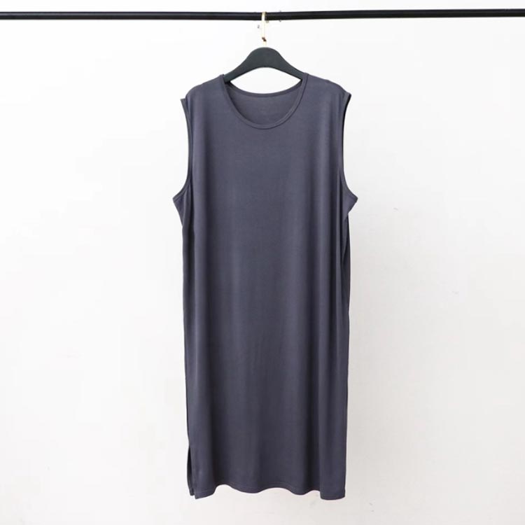 ワンピース パジャマ ノースリーブ モーダル パジャマ メンズ 快適 夏 ワンピース ルームウェア メンズ 涼しい 誕生日 夏 父の日 寝間着 お礼 ギフト プレゼントにも ルームウェア スリーパー 寝巻き おしゃれ ギフト 紳士 祖父 スリーパー