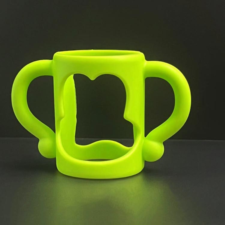 カバー 持ち手 哺乳瓶 哺乳瓶ホルダー こぼす防止 送料無料 シリコンケース ドリンクホルダー 2個セット コップホルダー ハンドル 出産祝い 哺乳瓶保護 柔らかい 手首保護 ボトルホルダー 哺乳瓶カバー