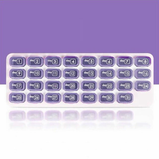 送料無料 ピルケース 薬ケース 薬収納 31日間 1ヶ月 サプリメント 飲み忘れ防止 分かりやすい 取り外し可能 大容量 薬ケース 携帯用 旅行 薬箱 おしゃれ かわいい 収納 服薬管理