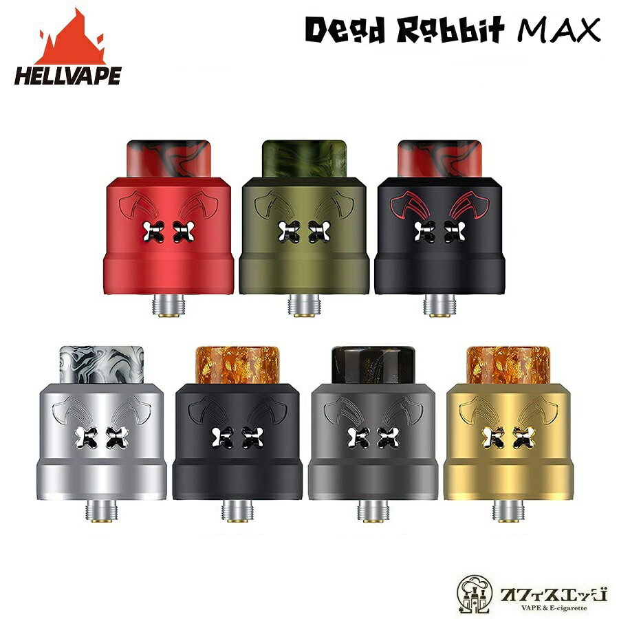 HellVape Dead Rabbit Max RDA 28mm ǥåȥӥåȥޥå إ٥  ȥޥ ŻҥХ vape ٥  RBA ǥåɥӥå [F-0]