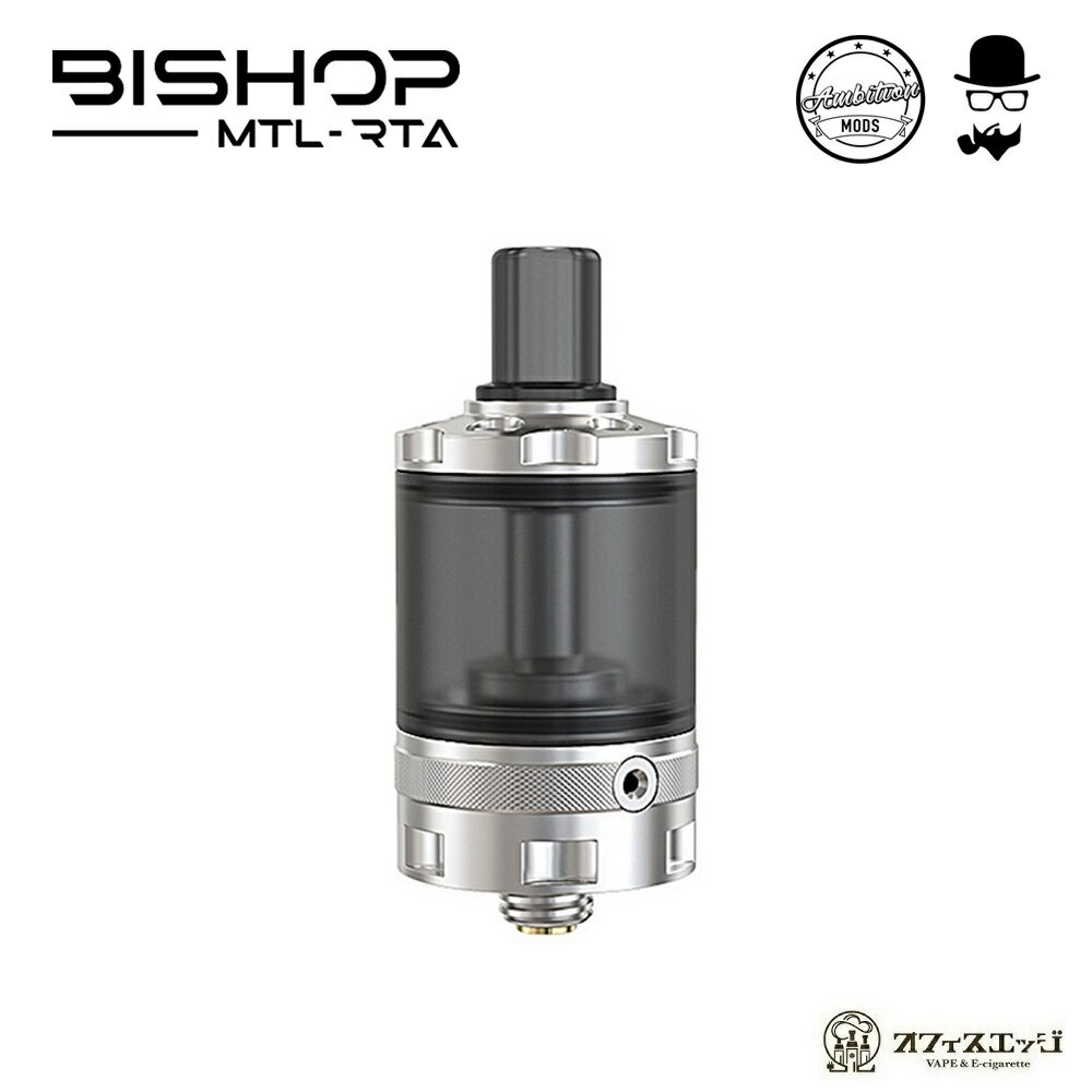 Ambition MODS×gentleman club Bishop MTL RTA 22mm 4.0ml アンビションモッド ビショップ 電子タバコ アトマイザー vape RBA 本体 ベイプ [F-11] 1