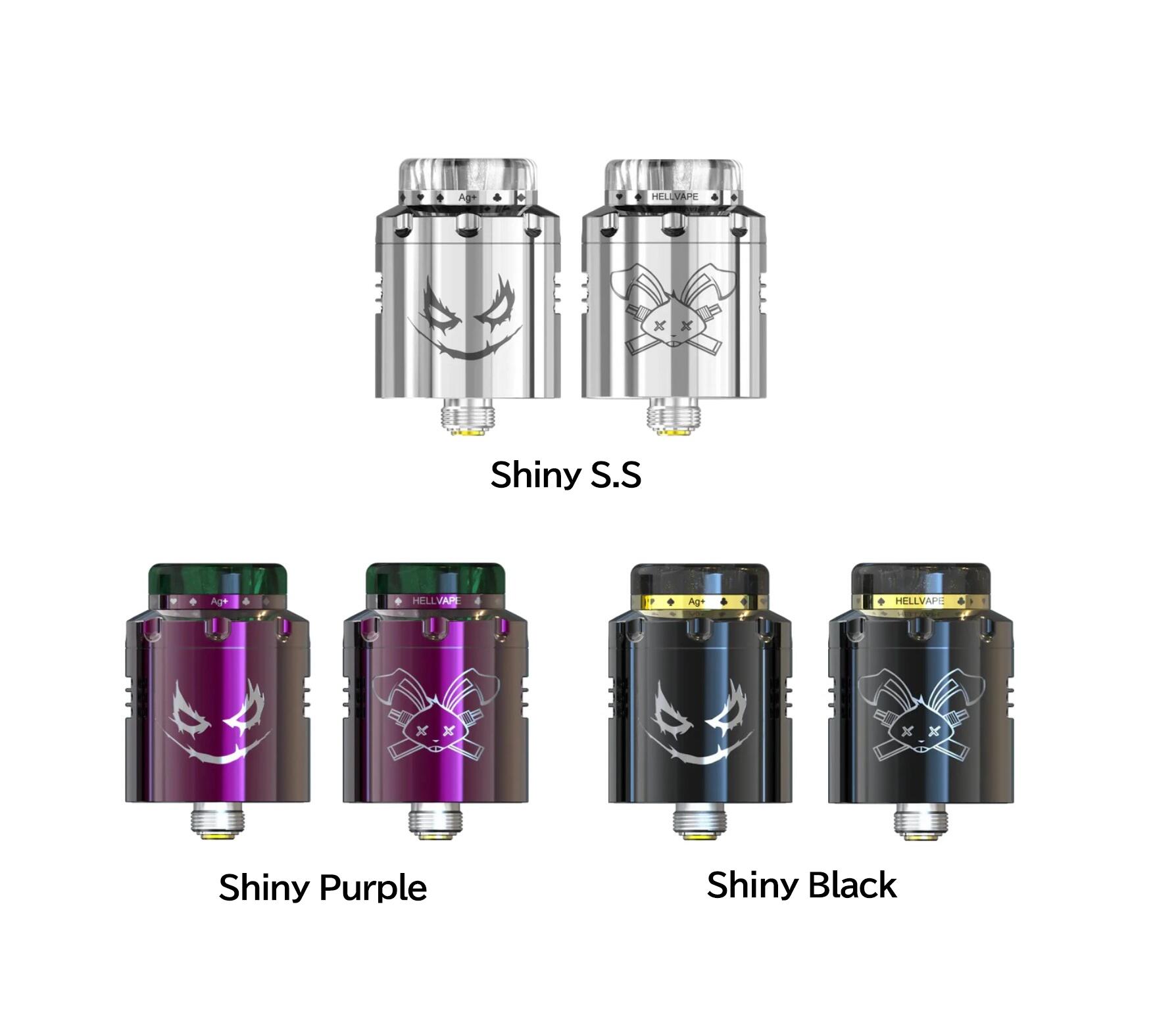 電子タバコ専門店　オフィスエッジのHellvape Dead Rabbit 3 RDA J Edition 24mm RDA 電子タバコ vape アトマイザー ビルド リビルド RBA RDA 直径24mm デドラビ 810 爆煙 ヘルベイプ デットラビット 3 [F-12]｜アングル3