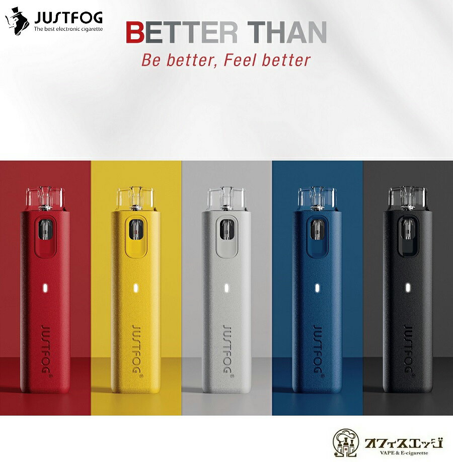 JUSTFOG Better Than Pod Kit 㥹ȥե ٥ ŻҥХ ٥ vape  奿Х  [F-17]