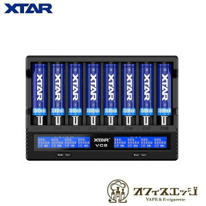 XTAR VC8 Charger/Хåƥ꡼㡼㡼/ŻҥХ ٥ vape Battery Charger Ŵ  18350 18650 20700 21700 26650 Хåƥ꡼ ˥å ˥å ।Хåƥ꡼ [W-22]