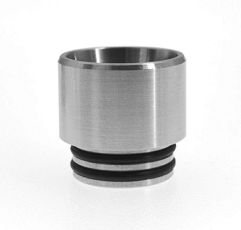 電子タバコ専門店　オフィスエッジのフィルターネット ワイドボア 810ドリップチップ SS シルバー フィルターネットワイドボア ドリップチップ 810規格 ベイプ vape 倉庫 [H-6]｜アングル3